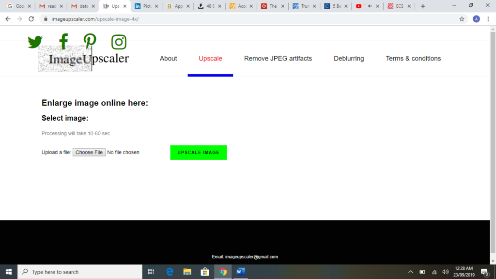 convert low resolution image to high resolution online