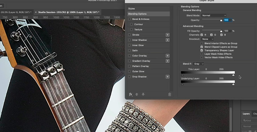 advanced blending options
