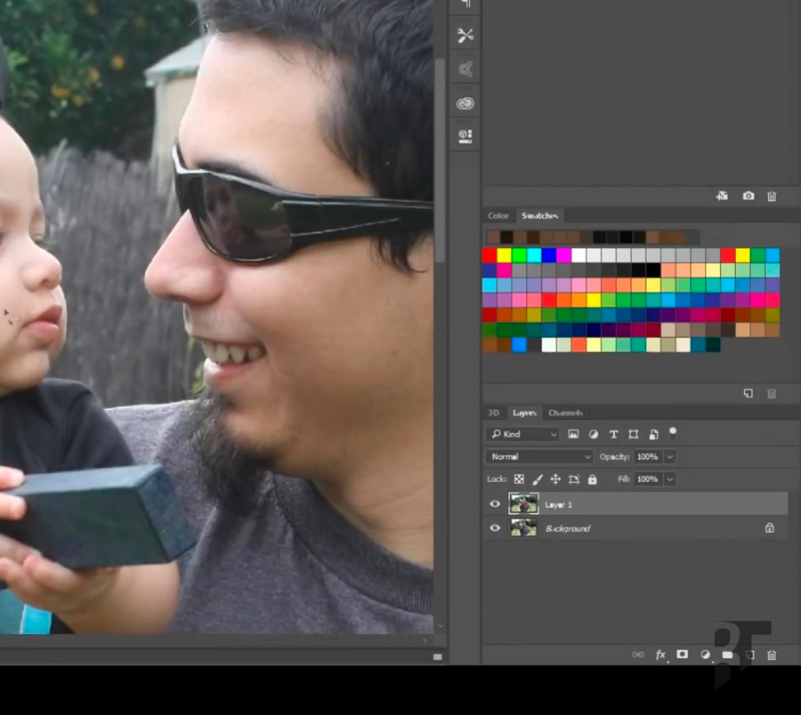 duplicate the layer in photoshop