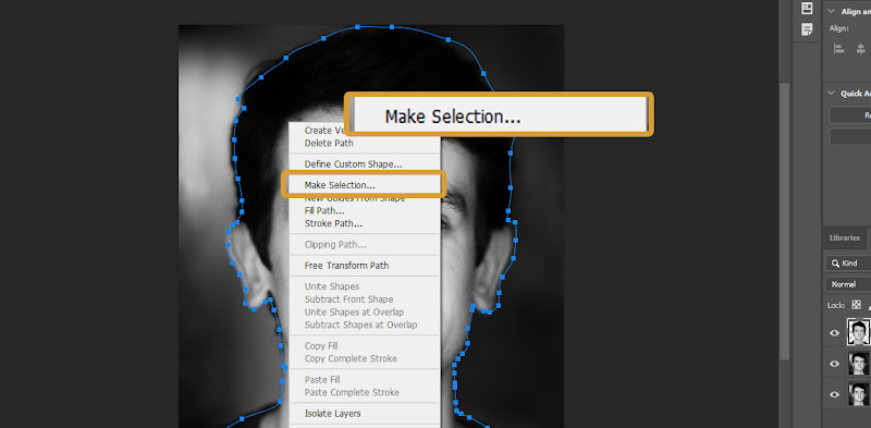 How to Remove Background In Photoshop Pen tool