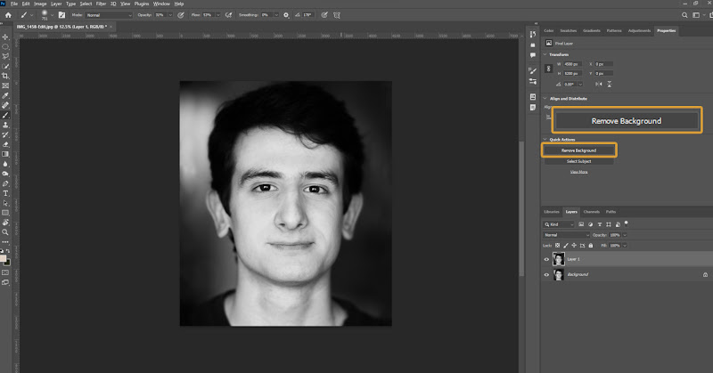 How to Remove Background In Photoshop Remove Background Tool