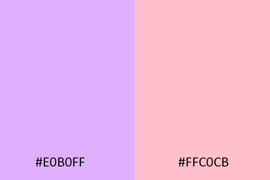 Mauve-vs.-Pink-(#E0B0FF-vs.-#ffc0cb)