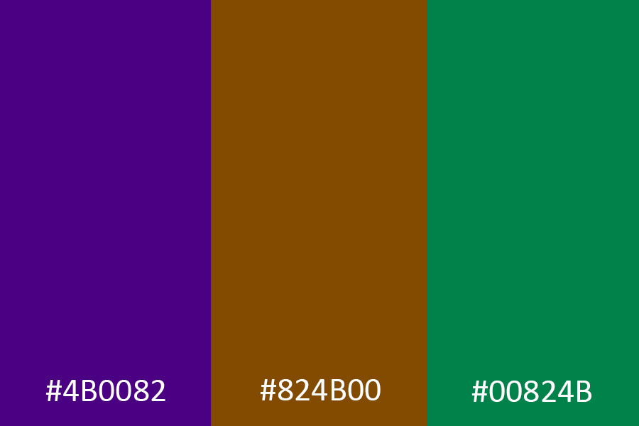 Triadic Indigo Color Matching