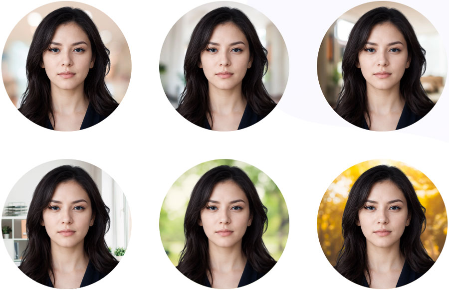 AI-generated background