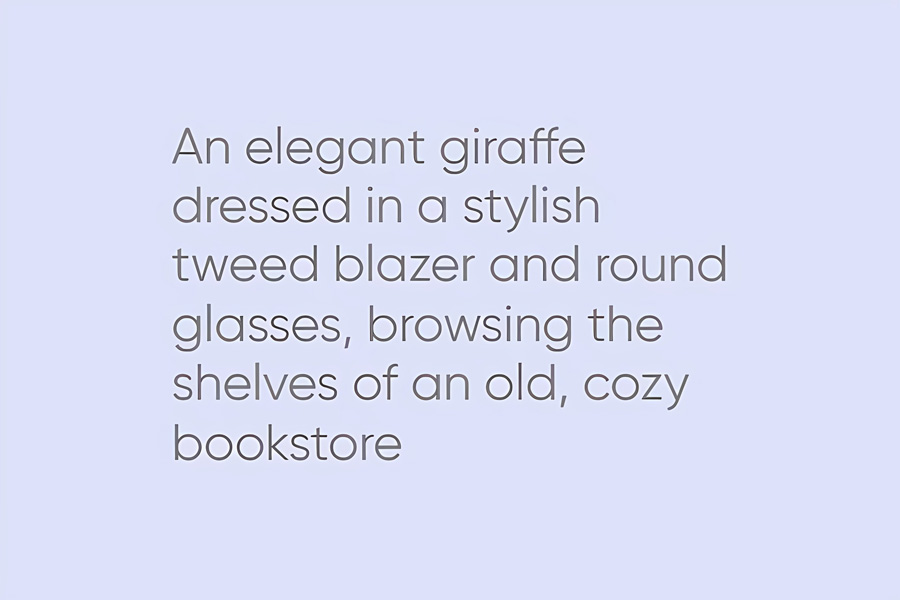 giraffe prompt for ai image